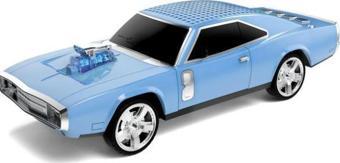 Kablosuz Hoparlör Bluetooth 1968 Retro Ride Araba Hoparlör ve FM Radyo USB SD AUX Girişli WS-1968 Mavi