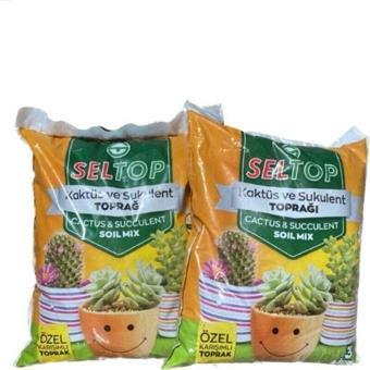Seltop Kaktüs Ve Sukulent Toprağı 3 Litre