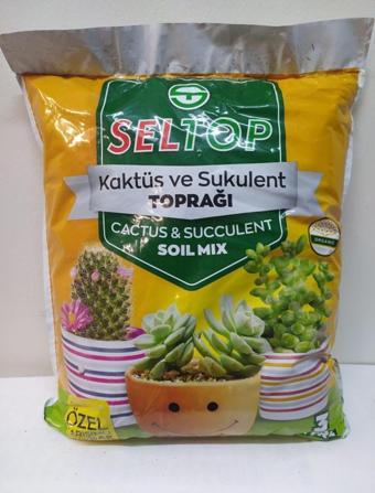 Seltop Kaktüs Ve Sukulent Toprağı 3 Litre