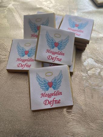 İdalin Concept Yenidoğan Doğum Mevlid Çikolatası 25 Adet Hediyelik Çikolata