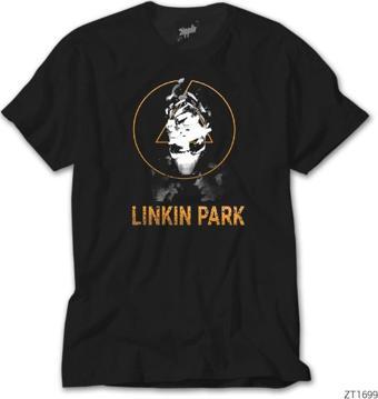 Lunas Glow Linkin Park Yellow Logo Siyah Tişört