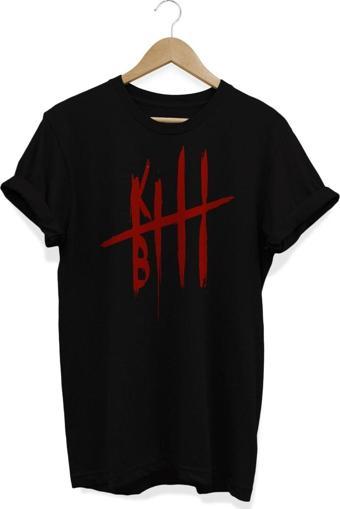 Remonz Kill Bill Hattori Hanzo Kılıç Baskılı Siyah T-Shirt