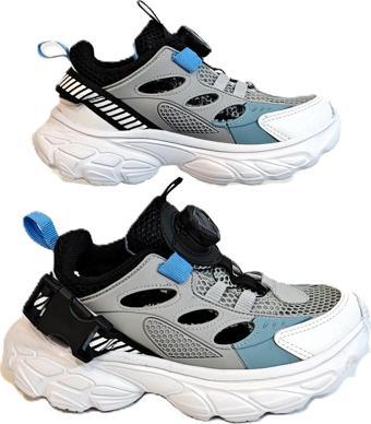M.P one 3409 Gri Yazlık Erkek Çocuk Spor Ayakkabı