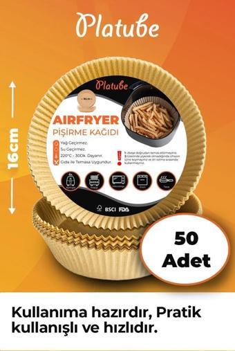 Pisirme Kagidi 50 adet Airfryer Yagli Kagit Xiaomi Philips Air Fryer Tüm Markalara Uyumlu Yuvarlak