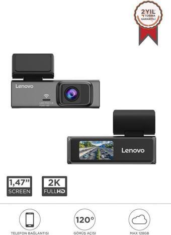 Lenovo S7/7147 Siyah 1080P Wifi Araç içi 1.47 İnç Ön Araç Kamerası