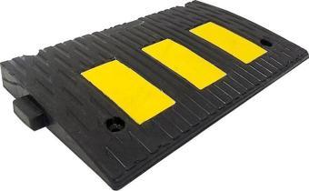 Kauçuk Rampa, Otopark Rampası, Kaldırım Rampası 50x30x4,5 cm - 3 Bantlı