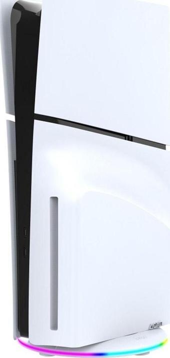 P5S025S PS5 SlimUyumlu Beyaz için RGB'li Dikey Stand