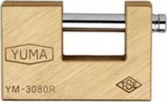 Yuma - Kayar Milli Asma Kilit 80 Mm Ym3080R Ym-3080