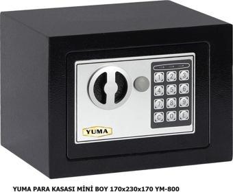 Yuma Para Kasası Şifreli Anahtarlı Mini Boy Ym-800