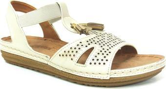 Carlaverde Bej Anatomik Comfort Sandalet