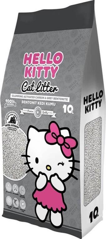 Hello Kitty Aktif Karbonlu Kedi Kumu 10 LT