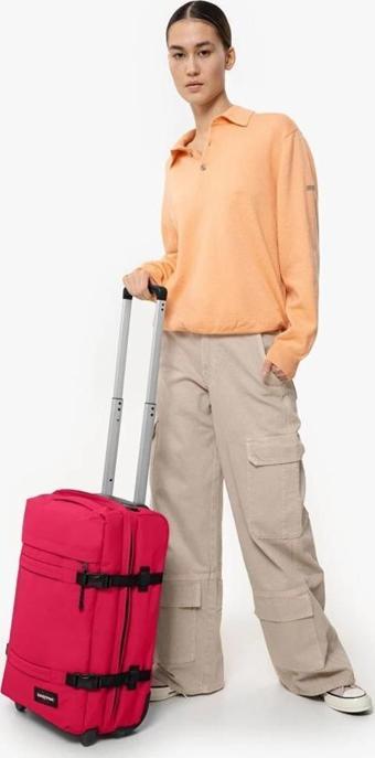 Eastpak Transit'r S Kabin Boy Çekçekli Tekerlekli Valiz 0O4