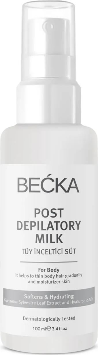 BECKA Tüy Inceltici Ve Nemlendirici Süt Isırgan Otu-gymnema Sylvestre & Hyaluronik Asit Özlü 100 ml
