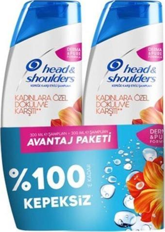 Head & Shoulders 2'si 1 Arada Şampuan Saç Dökülmelerine Karşı 350+350 Ml