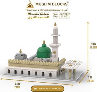 Muslim Blocks Mescidi Nebevi Blok Modeli (İslami LEgo)