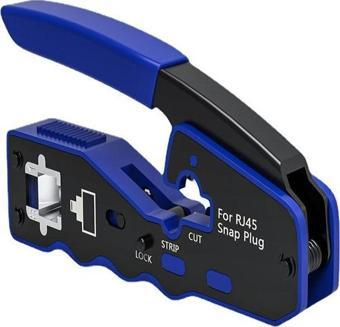 RJ45 EZ Kesme Sıkma Pensesi Aleti Taşınabilir Dayanıklı ve Kullanışlı Kablo Kesici