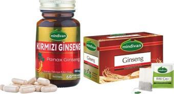 Doğal Tercih Ginseng Kapsül & Ginseng Çay 2 Li Set