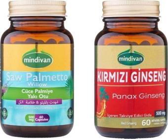 Doğal Tercih Kırmızı Ginseng + Saw Palmetto Kapsül 2'Li Set