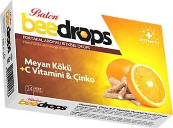 Balen Meyankökü Çinko C Vit. Portakal Aromalı Drops 24 Adet