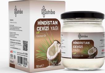 Nutribio Hindistan Cevizi Yağı Soğuk Sıkım 150 Ml