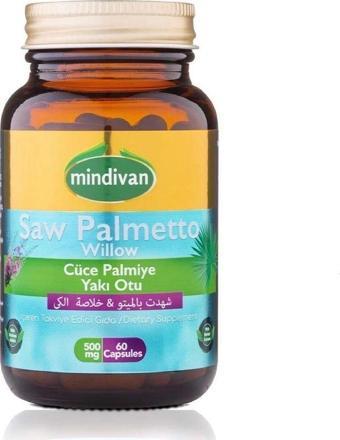 Mindivan Saw Palmento & Yakı Otu Ekstresi 500 Mg 60 Kapsül