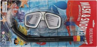 Bermuda Phthalate Free Maske Şnorkel Set SİYAH
