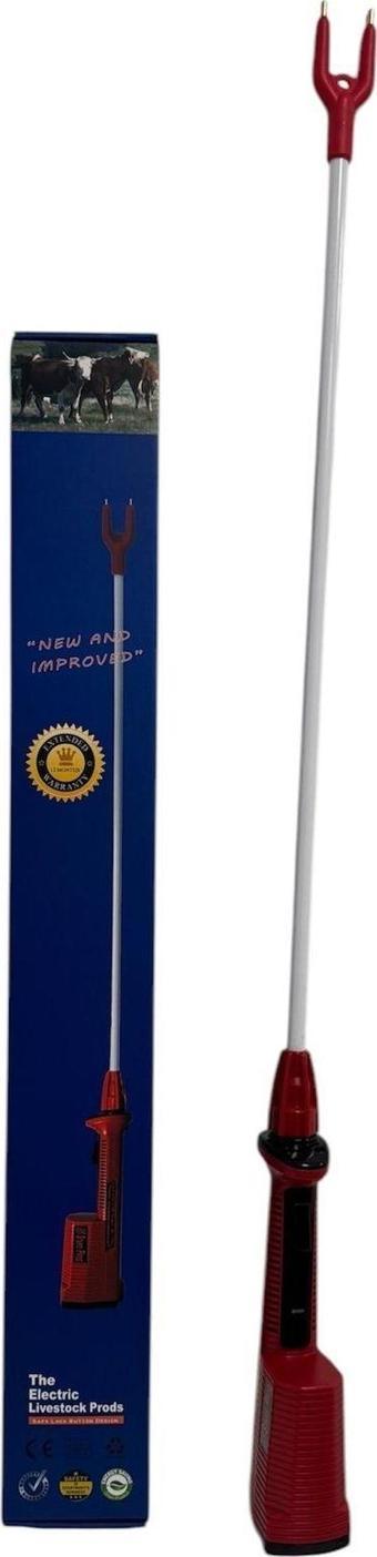 Ekvet Üvendire 84 Cm Şarjlı Uzun Saplı Kırmızı