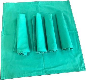 Ekvet Hayvan Medikal Ürünleri Serviyet Bezi 50Cm X 50Cm ( Yeşil Kumaş )