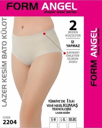 Sade Korse Lazer Kesim 2 Beden Küçültür İz Yapmaz Kaymaz Silikon Doku Form Angel Hayalet Kadın Korse Ten XL
