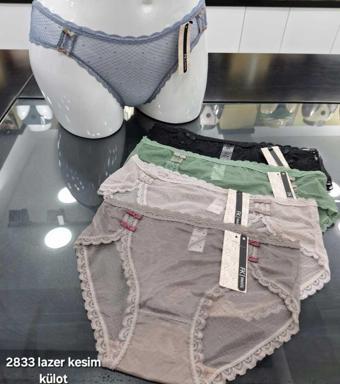 Sade İç Giyim F.K./Pants Lazer Kesim Kadın Külot Yeşil S