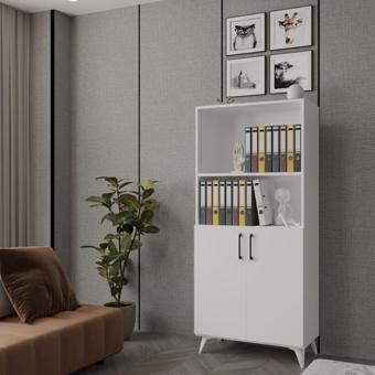 Viesmo Nova 4 Raflı Dosya Dolabı, Ofis Dolabı Beyaz