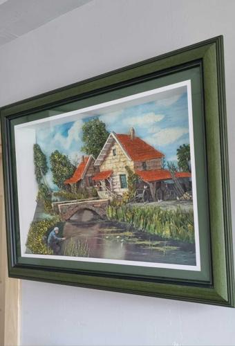Marina Hediyelik Üç Boyutlu -  Rölyef Tablo - 75X54 Cm