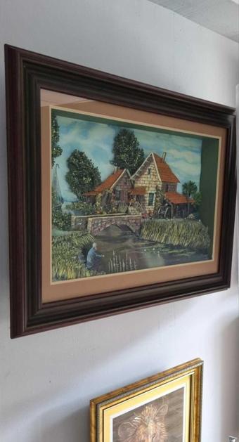 Marina Hediyelik Üç Boyutlu -  Rölyef Tablo - 80X59 Cm