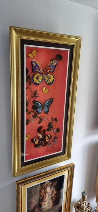Marina Hediyelik Üç Boyutlu - Dekoratif Temalı Rölyef Tablo - 82X43 Cm