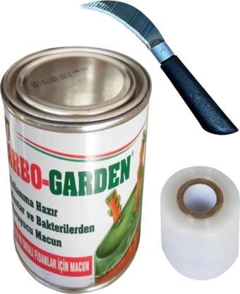 Hazır Aşı Macunu Kullanıma 500 Gr Aşı Testeresi Aşı Bağlama Bandı Seti 135 Metre Şeffaf