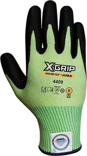 JUBA-4409 Dyneema Astar Kesilme Dirençli Lateks Kaplı İş Eldiveni