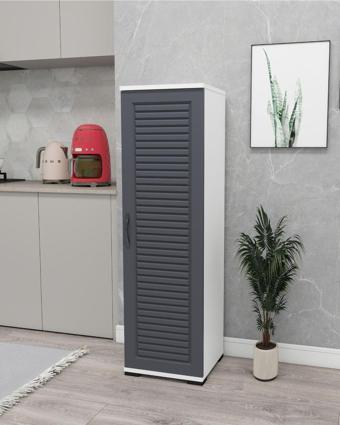 Irmak Mobilya Çok Amaçlı Kapaklı Dolap Mutfak Dolabı Kiler Dolabı Tek Kapaklı Çok Amaçlı Banyo Dolabı Tek