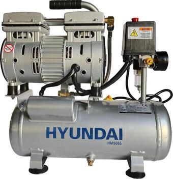 Hyundai HM506S Sessiz ve Yağsız Hava Kompresörü 6 Litre