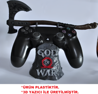 God Of War Tasarım Dekoratif Joystick Standı Kol Tutucu