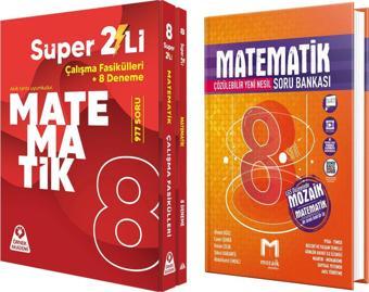 Örnek Akademi 8. Sınıf Süper İkili Matematik Seti ve Mozaik Matematik Soru Bankası Seti 2 Kitap - Mozaik Yayınları