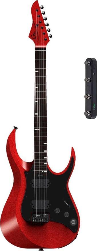 GTRS M800 Custom Limited Elektro Gitar (Metallic Red)