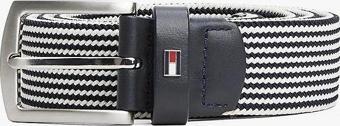 Tommy Hilfiger Erkek Kare Tokalı Dokulu Kemer