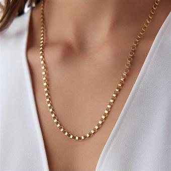 Dores Gold Holder Zincir Kolye 14 Ayar Altın