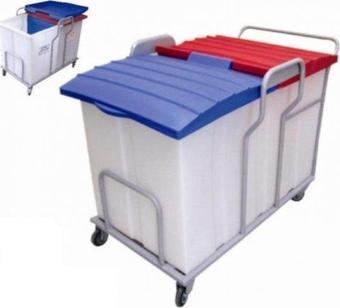 Ocakmed Kirli Temiz Çamaşır Taşıma Arabası 460 Lt