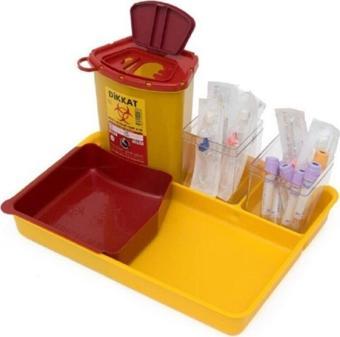 Telkar 1 Adet Traymed Monotray Tedavi Tepsisi 4 Lü Set