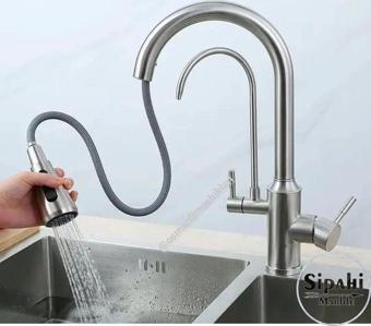 Sipahi Marble İnox Arıtmalı Spiralli Eviye Bataryası