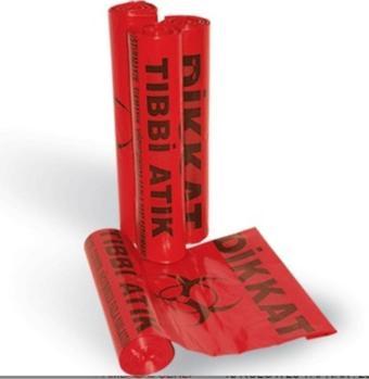 Telkar Tıbbi Atık Poşet Micron 1 Rulo 10 Adet İ 72 X 95 / 100