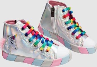 Unicorn Hologram Ortopedik Kız Sneakers