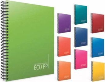 Gıpta Eko Pp Spiralli Plastik Kapak Defter A4 100 Yaprak Çizgisiz 6392 (2 Li Paket)