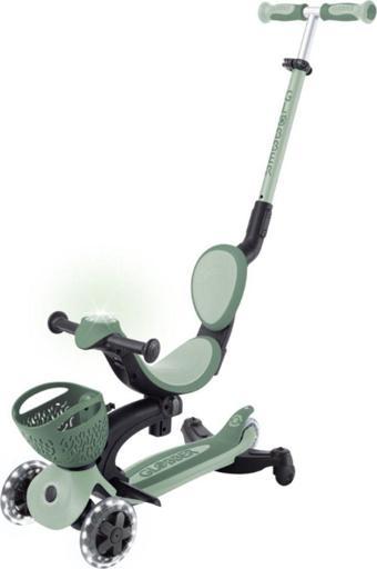 Globber Go Up Baby 360 Işıklı Scooter - Zeytin Yeşili